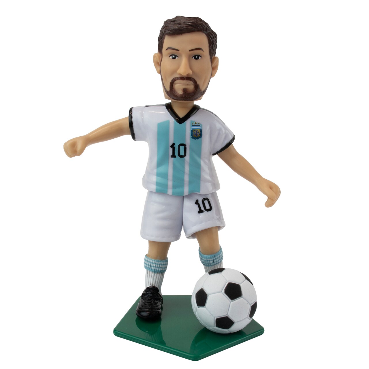 Maccabi Art: Lionel Messi Argentina National Team Soccer Action Figure -4.5 x 3.5 x 1.5”, Movable Parts, Detachable Stand, Official Collectible Figure